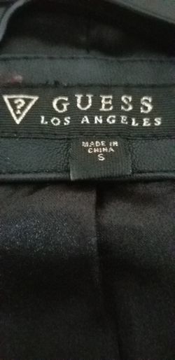 Leather guess ladies jacket