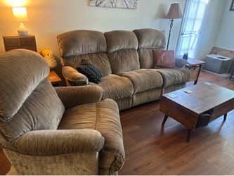 RECLINER COUCH and CHAIR
