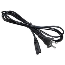 100 Pcs Standard 6ft 2-Prong AC Power Cord/Cable for PS2 PS3 Slim Laptop