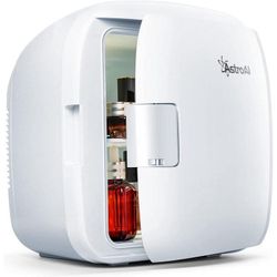 AstroAI - Mini Portable Electric Cooler and Warmer AC/DC for Dorm Room with 12 Can Capacity 