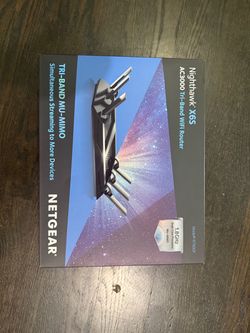 Netgear Nighthawk X65 AC3000 Tri band WiFi router with MuMimo