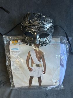Roman gladiator costume with mask