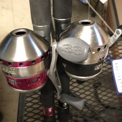 2 Zebco Rod & Reel Combos