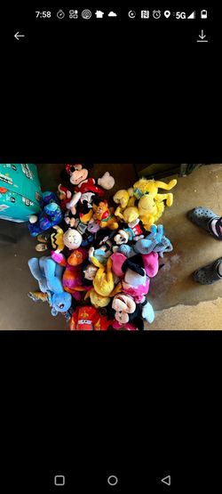 lot of 17 stuffed animals (Disney, Pixar, and others)