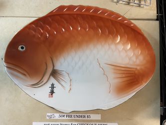 VTG Koi Fish Platter - Made in Japan