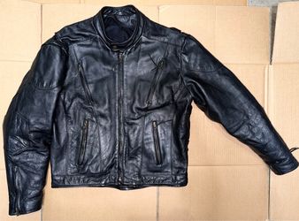 Vintage Leather Biker Jacket