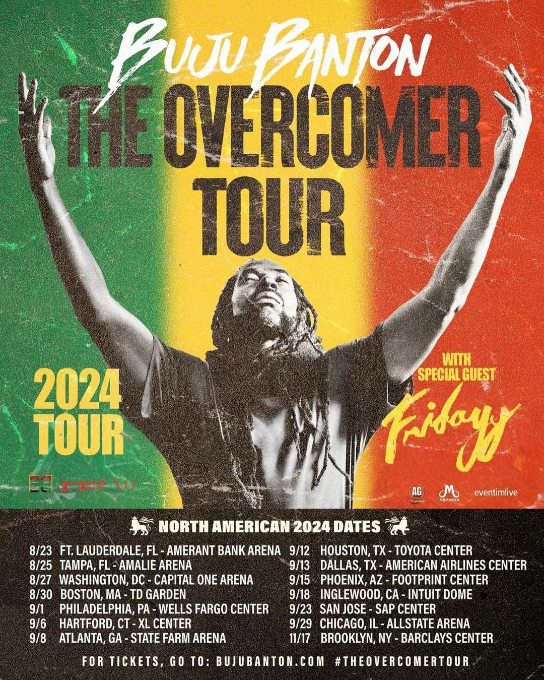 Buju Banton Tour Aug 25