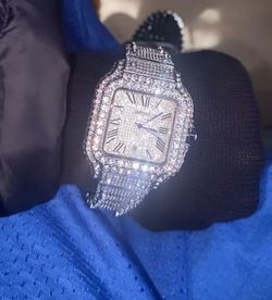 Mens Watch 925 Mossanite