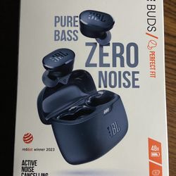 BRAND NEW JBL Tune Buds True Wireless Noise Cancelling Earbuds (Blue) 