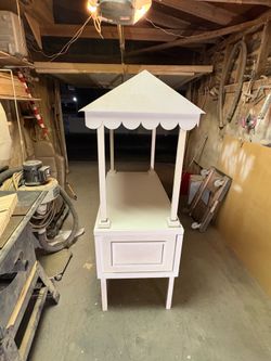 Handcrafted wooden Candy Cart