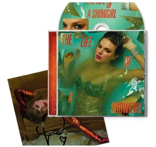 Taylor Swift - The Life of A Show Girl - Signed Photo 2 CD
