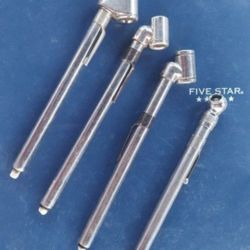 Dual-Head And Single Tire Pressure Gauge, 20-120PSI

