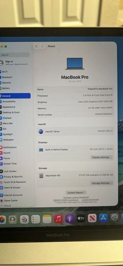 MacBook Pro i9 2019