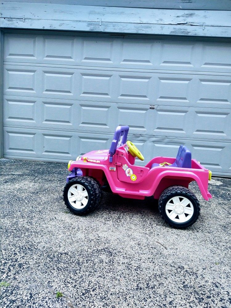 Barbie Power Wheels Car