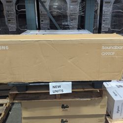 Samsung - Q-Series Soundbar HW-Q990F 11.1.4 ch w/ Subwoofer and Rear Speaker - Graphite Black