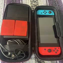 Nintendo Switch, Case, And Pokemon Scarlet 