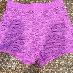 purple shorts