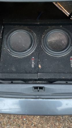 Kenwood Excelon Dual Subwoofer Box