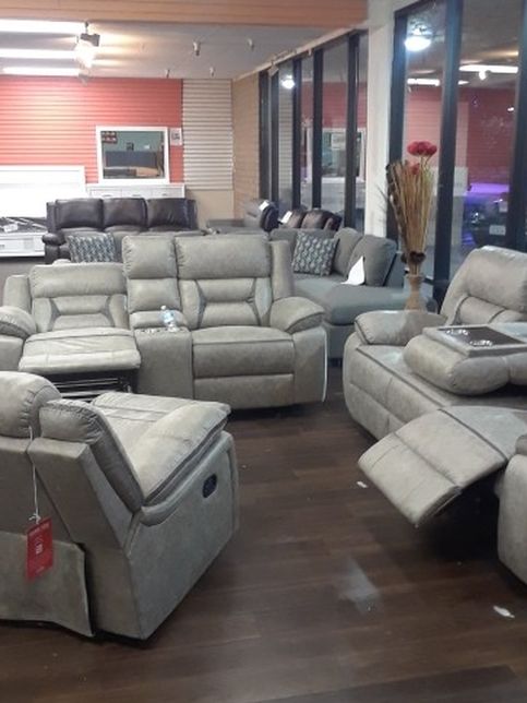 New Recliner Sofa And Recliner Loveseat 