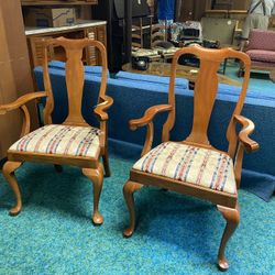 Beautiful Matching Chairs Excellent Condition Solid Wood 
