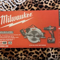 M18  Brushles 1/2 Hammer Drill Combo With Circle Saw