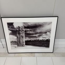Aberlemno Scottish Stone Circle Print: Black & White Landscape Photography wall hanging
