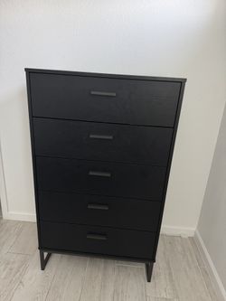 Black dresser