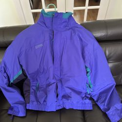 Columbia XL Mens Purple &Teal Ski Jacket -2 Piece Jacket 