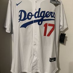 Los Angeles Dodgers Baseball Jersey Of Shohei Ohtani