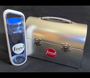 FOOD NETWORK Metal Lunch Box & Water Bottle