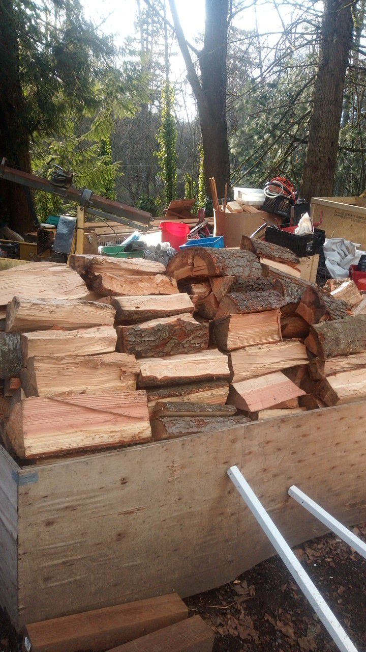 Maple and fir firewood