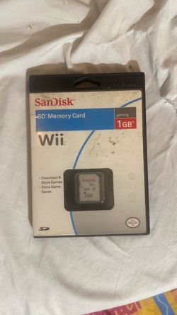 SanDisk 1GB SD Memory Card for Wii