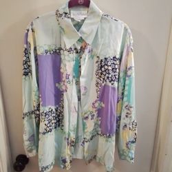 Diane Von Furstenberg 2 Piece Silk Set