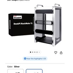 GeeekPi 8U Server Cabinet, 10 inch Server Rack for Network, Servers, Audio, and Video Equipment, DeskPi RackMate T1 Rackmount, 7.87 inch Depth