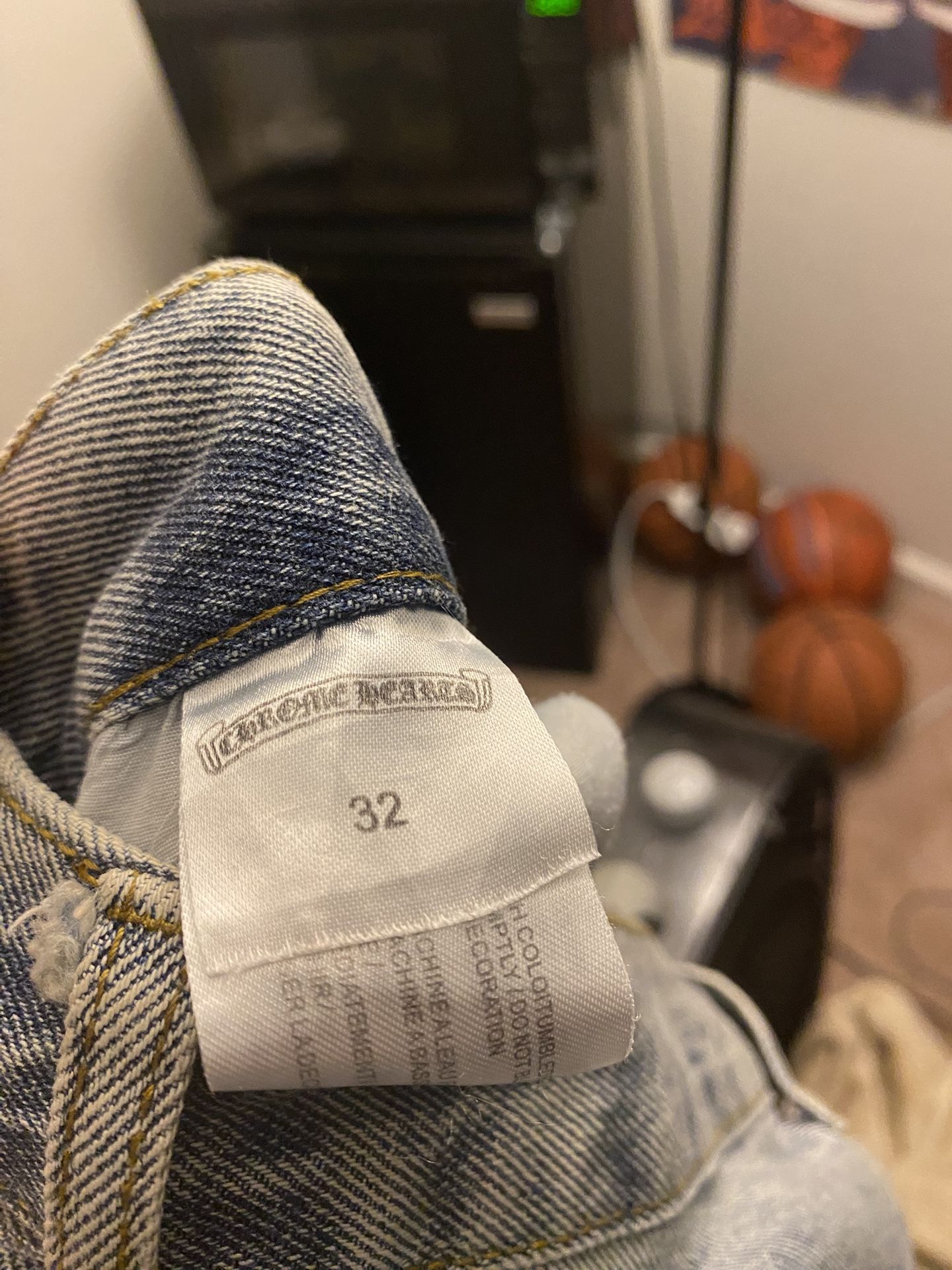 Chrome Hearts Cross Patch Vintage Levi Denim