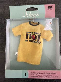 Rare Jolee's T-Shirt EK Success SOME LIKE IT HOT IN MEXICO Embellishment Sticker or ornament $10