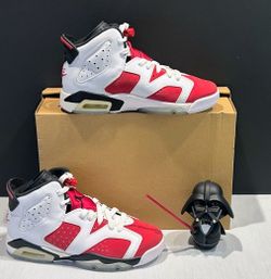 Nike Air Jordan 6 Retro ‘Carmine - 2021’: GS Youth Size 5.5Y