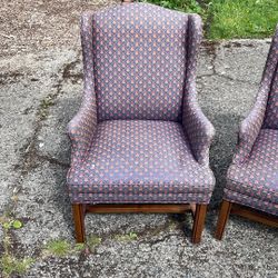 Free Upholstered Wingback Chairs 