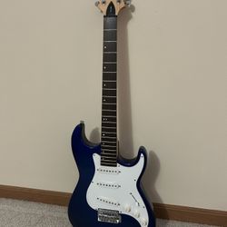 Malibu Greg Bennett blue guitar