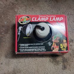 Zoo Med Deluxe Porcelain Clamp Lamp for Sale 