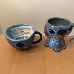 Disney Stitch mugs set
