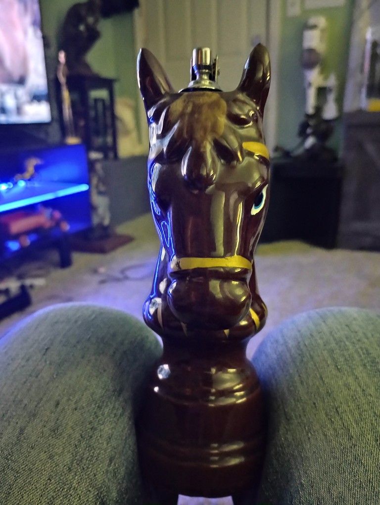Horse Bust Table Lighter