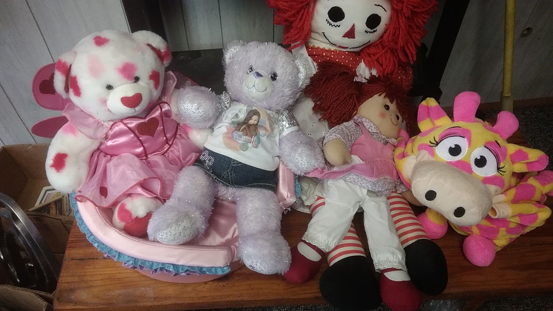 Build a bear saggy Ann stuffed.animals lot