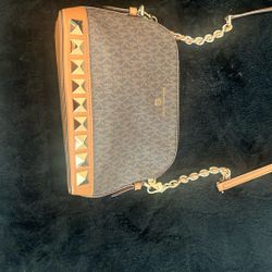 MK Signature Logo Crossbody Bag