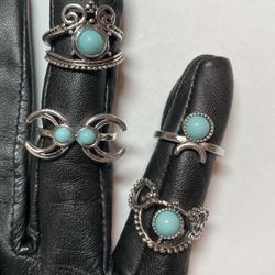 Silver Tone Rings