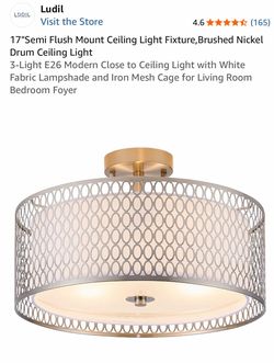 Flush mount ceiling light