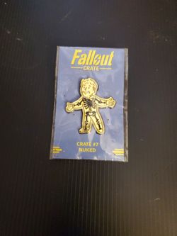 Fallout Crate Crate #7 Nuked Pin