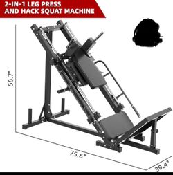 Dual function signature fitness leg press machine