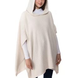 CHARTER CLUB
Hooded Knit Poncho, Created for Macy's