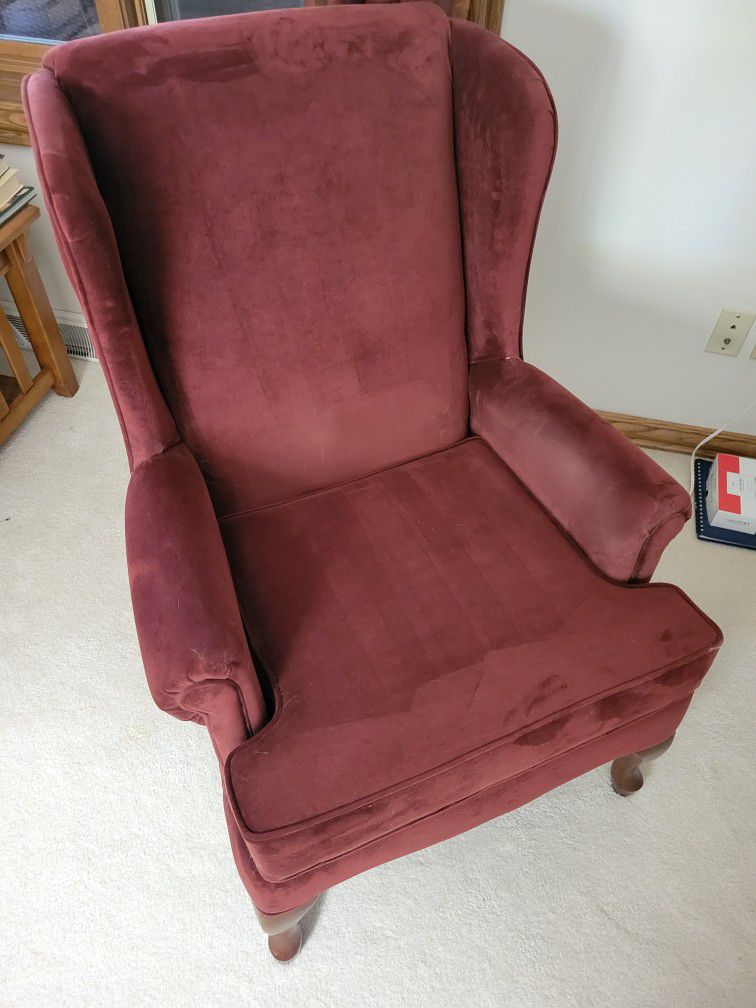 Two Wing Back Chairs